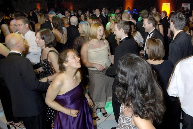 Enjoying the dance floor at the Sheffield Charity Construction Ball in February 2007