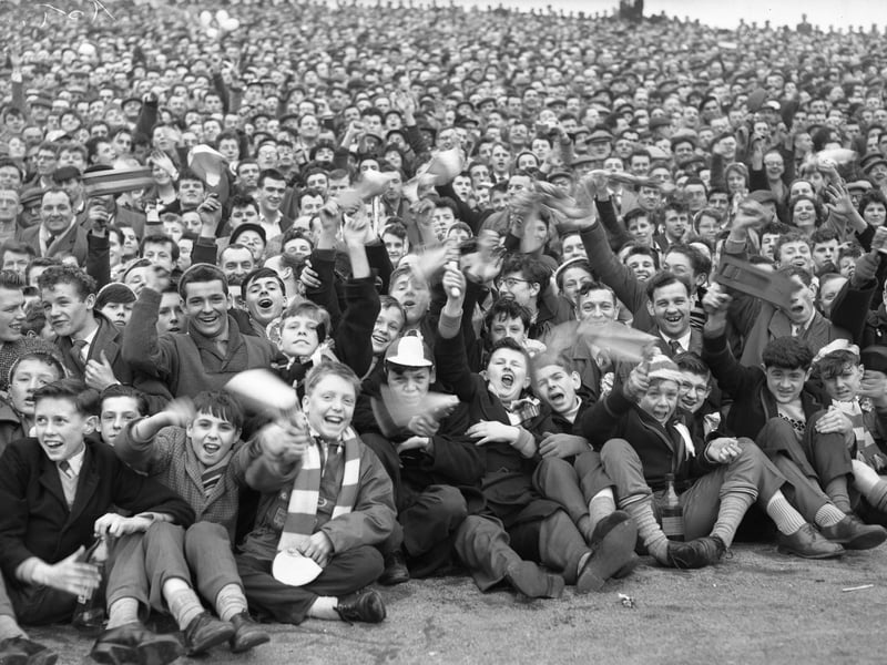We don't know the date or the score. But it seems as though Sunderland fans were in far happier mood at this Roker Park home fixture.