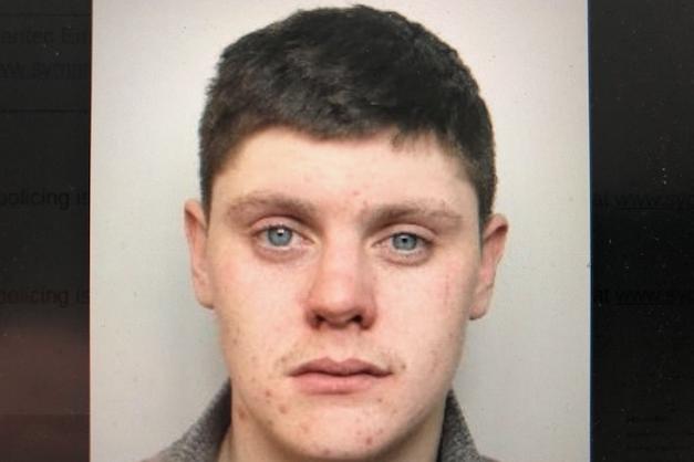 Brent Bierton, aged 21, pictured, of Gerrard Road, Wellgate, Rotherham, pleaded guilty to robbery with Samuel Bush, aged 25, also of Gerrard Road, Wellgate, Rotherham.
Bierton was involved with Bush during a gang robbery at the Green Wing Mini Market, on Badsley Moor Lane, Rotherham.
Judge Graham Reeds QC sentenced Bierton to four-years and two-months of custody in June.