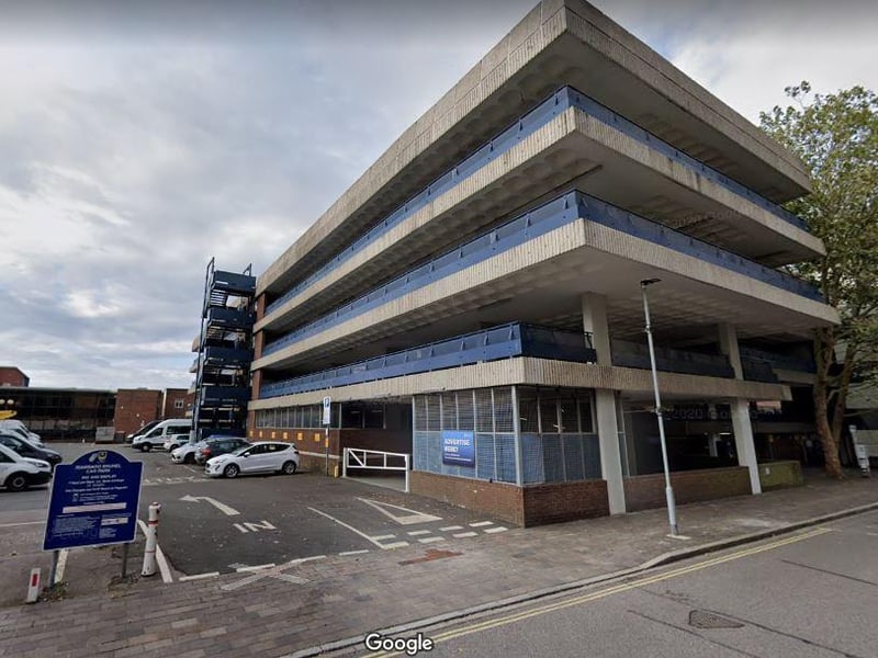 The Isambard Brunel multi-storey car park in Alec Rose Lane has a 3.3 rating on Google based on 12 reviews.