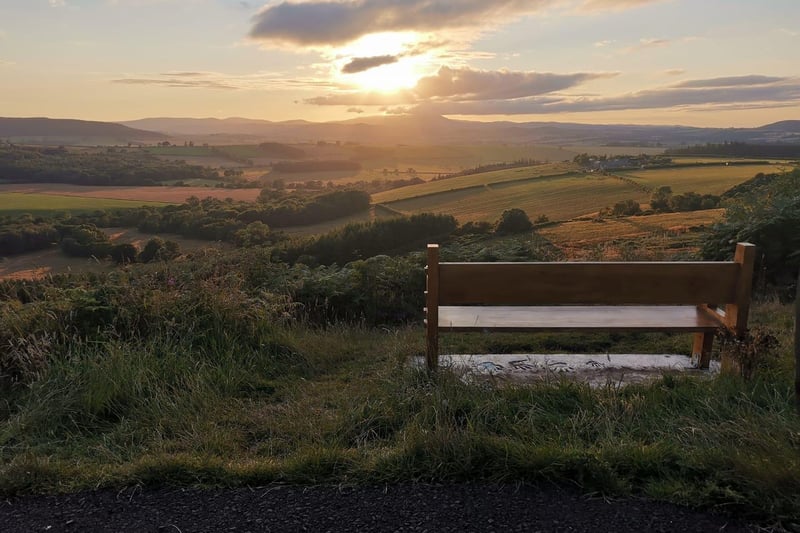 My favourite place to sit - the viewing point over Alnwick Moors, says Julie Ann Sparrow.