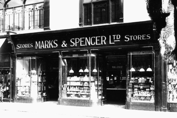Marks & Spencer was right next door to Boots the Chemist in Lynn Street. The famous store had previously been at another address in Lynn Street next to the market buildings. Photo: Hartlepool Museum Service.