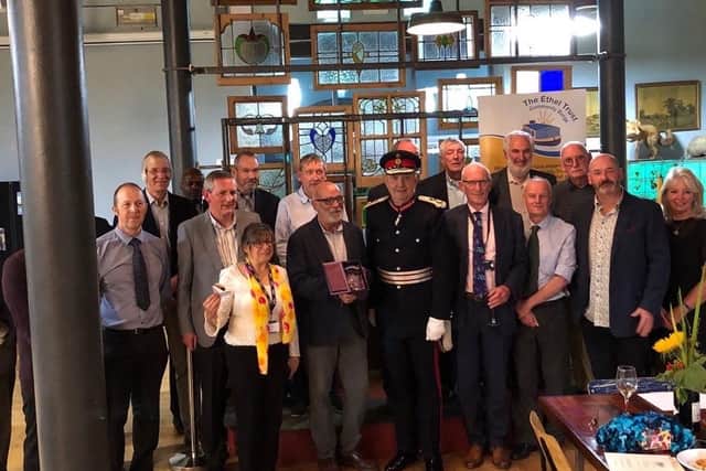 The Ethel Trust has received Queen’s Award for Voluntary Service in a special ceremony with the Queen’s representative in South Yorkshire, the Lord Lieutenant, Andrew Coombe CVO