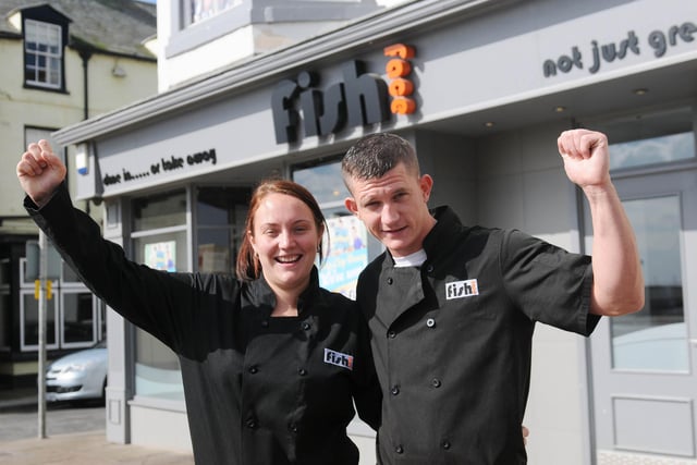 Nicola Darley and Dave Atkinson of Fish Face at Seaton Carew have won a host of awards for the quality of their fish and chips.