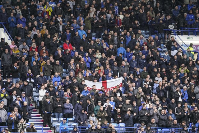 Pompey fans have enjoyed their return to Fratton Park this season following the end of COVID-19 restrictions   picture:Jason Brown/ProSportsImages
