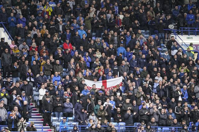 Pompey fans have enjoyed their return to Fratton Park this season following the end of COVID-19 restrictions picture:Jason Brown/ProSportsImages