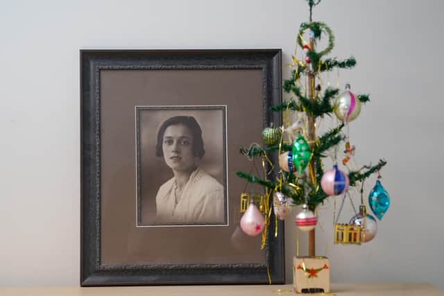 Elizabeth Naylor, aged 19, grandmother of Kay Ashton, 67, of Sheffield who now owns her 101-year-old Christmas tree, believed to be Britain's oldest (pic: Kay Ashton/SWNS)