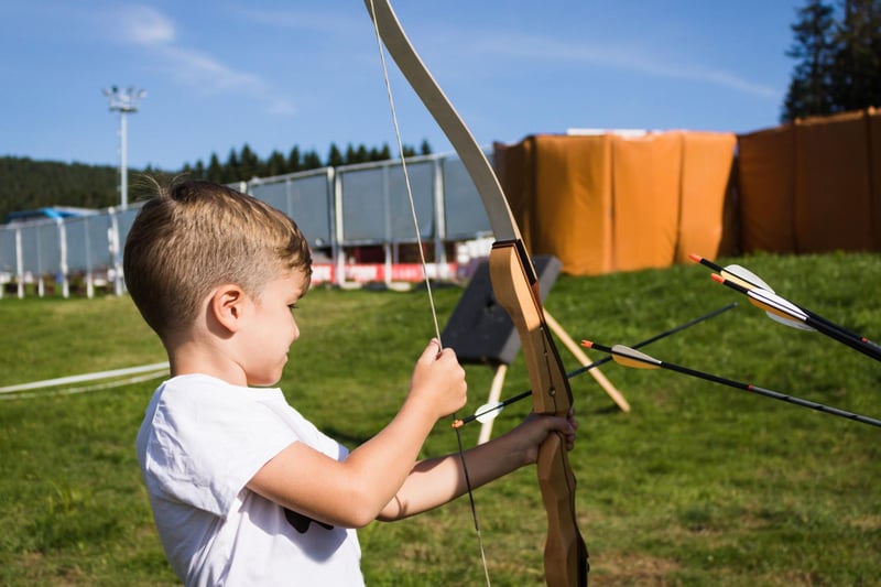 Family-run Cluny Activities, near Kirkcaldy, offer fun archery classes, with no prior experience required, for children over the age of 10.