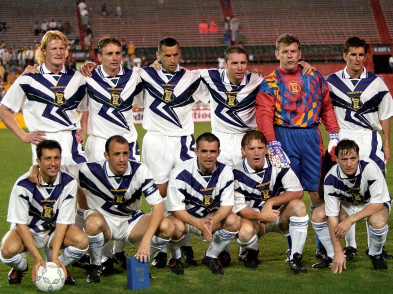 Some call it beautiful, others say its horrendously dated, however, the popularity of Scotland 1996 away jersey is yet to cease. JD Sports and ScoreDraw offer solid reprints at £35, while an original is available eBay starting at £129.99.