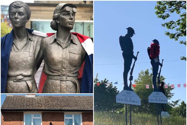 The people of Sheffield have been getting creative to mark 75 years since VE Day.