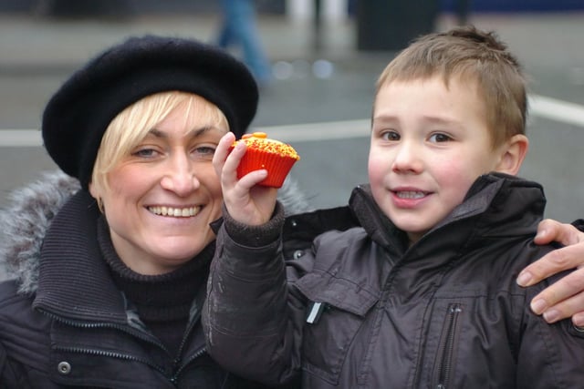 Back to 2010 when Greggs announced a profit increase and we photographed a young fan of the bakery enjoying a delicious bun.