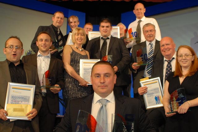 All the winners from the 2010 ceremony, including the Middleton Grange Shopping Centre who won the then named Community and the Environment Award.