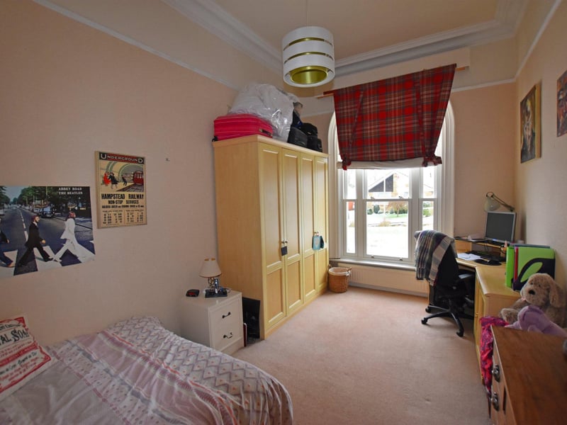 The property boasts two double bedrooms, plus another smaller bedroom.