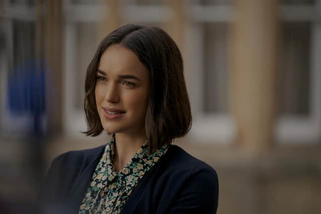 Sheffield born actress Elizabeth Henstridge, renowned for her work in Marvel's Agents of S.H.I.E.L.D., is starring in new Apple TV+ series 'Suspicion'. Picture by Robert Viglasky, courtesy of Apple.
