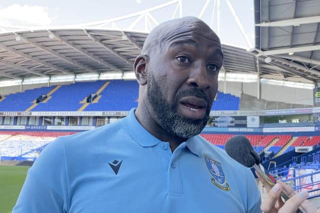 Darren Moore was delighted with Sheffield Wednesday's win over Bolton Wanderers.