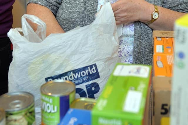 Many families who claim Universal Credit have been given food parcels, but others have been left with nothing.
