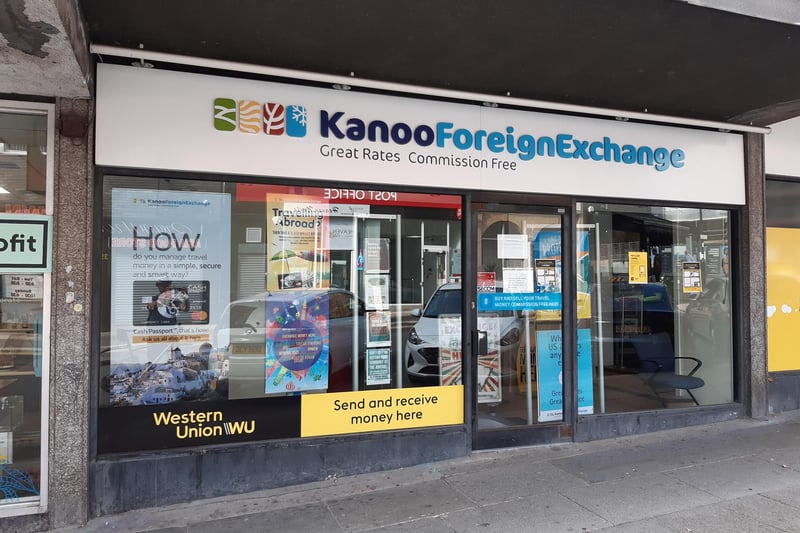 Kanoo Foreign Exchange was on Charles Street. A sign in the building states the firm has left the UK.