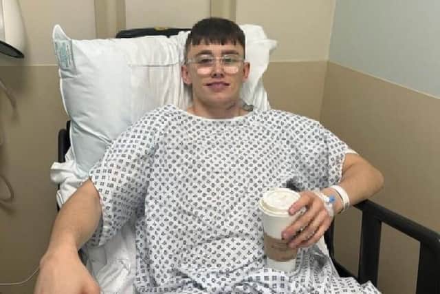 Owen Durnan in hospital