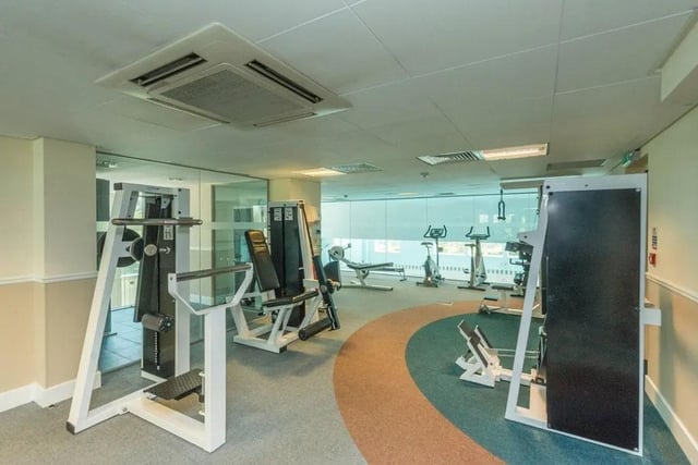 One of the perks of owning this property is the access it gives you to the on-site gym.
