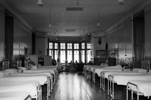 A ward at Dingleton Hospital, February 1955.