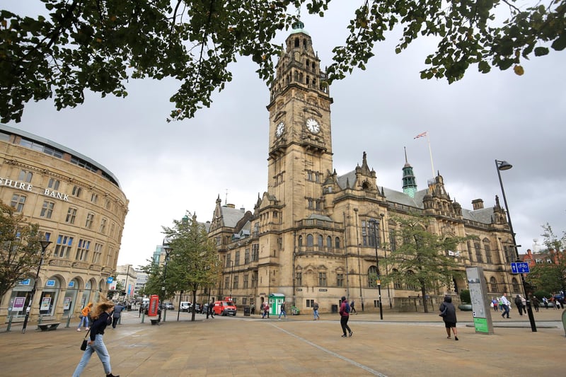 The Town Hall Register Office and ceremony rooms give couples the chance to tie the knot in a Grade I listed building. "With reasonable rates, it is also one of the most inexpensive wedding venues in Sheffield," the city council says. (https://www.sheffield.gov.uk/home/births-deaths-marriages/weddings-register-office)