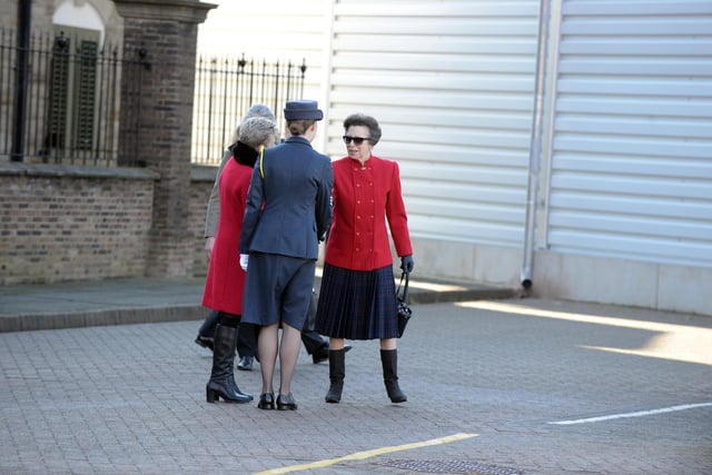 The princess's visit marked the start of the next phase of redevelopment at the National Museum of the Royal Navy in Hartlepool aimed at increasing visitor numbers.