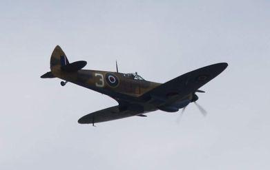 Stew Babies captured the Battle of Britain Memorial Flight Spitfire at the weekend