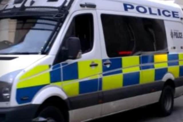 A man has been convicted of harrassing a transgender hate-crime victim at their Sheffield home after a police investigation. File picture shows a police van.