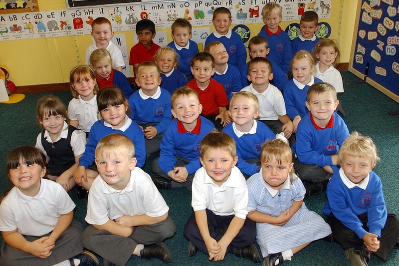 Summer new starters at Throston Primary School. Who do you recognise in this 2005 photo?