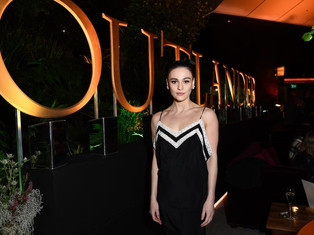 Sophie Skelton (Brianna) attends the Outlander Season 6 afterparty at The Sky Garden in London, England.