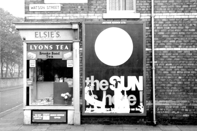 Elsie's corner shop could be found at Watson Street/Hart Lane, sometime before 1967. Photo: Hartlepool Library Service.