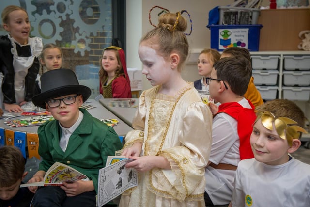 Over 800 pupils will be dressing up as their favourite book characters. Picture: Habibur Rahman