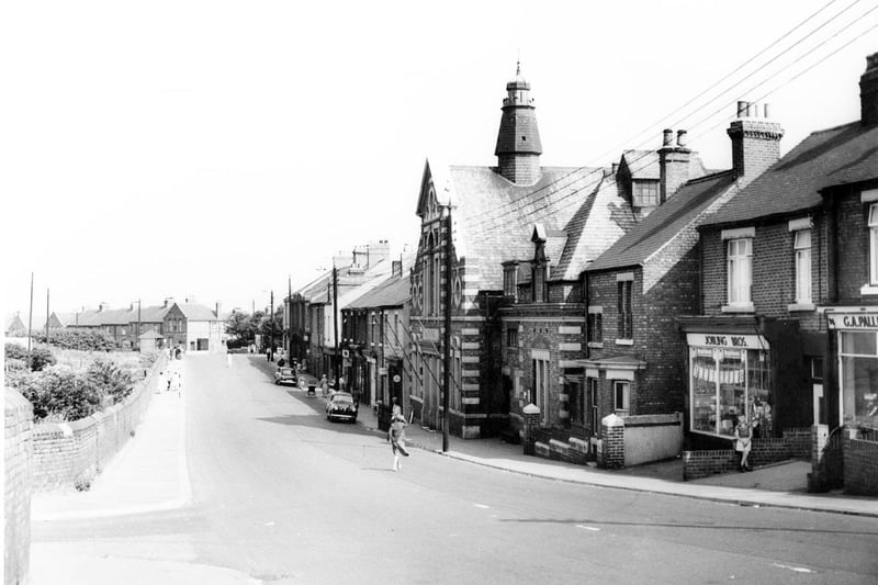 Head up Blind Lane on your way back to the leisure centre. The street has always been a main thoroughfare from the village's early mining days. Here's what it looked like back in 1959.