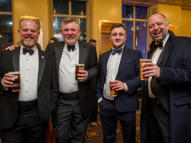Vince Noyce, Giles Collighan, Josh Collighan and Dich Oatley of Portsmouth Distillery Company.