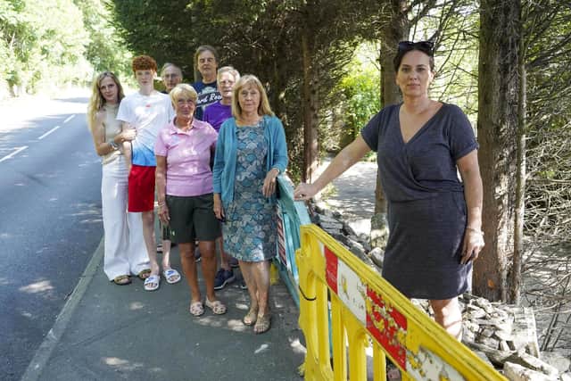 Residents of Twentywell Lane in Dore are concerned about dangerous traffic.