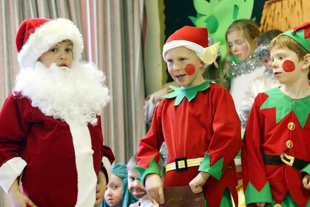 'Santa's Setbacks' was the festive show put on by St Joseph's Catholic Primary School in Matlock in 2007. Who do you know on the photo?