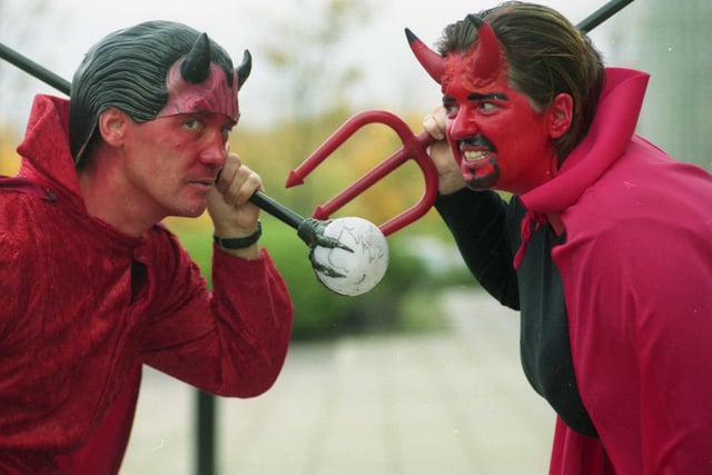 The London Electricity Halloween charity fund raising event at Doxford Park in October 1992. Looks like devilish fun but who can tell us more about it?