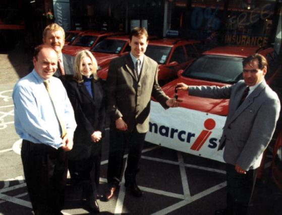 Some of the Doncaster staff pictured in  1997