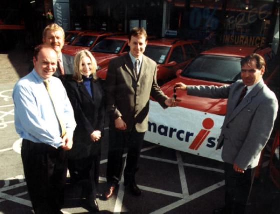 Some of the Doncaster staff pictured in 1997