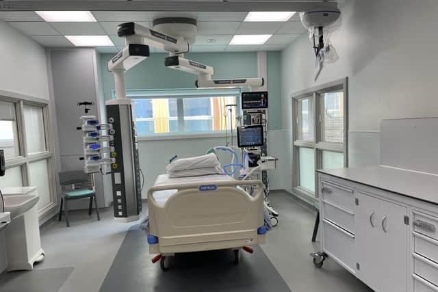 The new unit features larger bed spaces, better lighting and décor, as well as enhanced provisions for patient privacy.