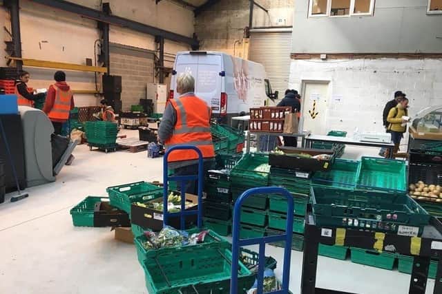 Volunteers at Food Works Sheffield