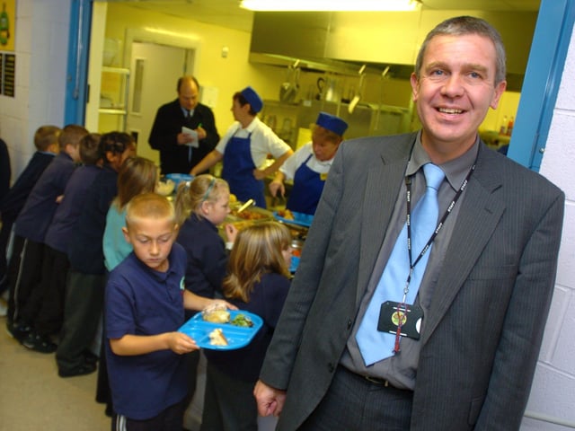Headteacher Chris Thew at Woodthorpe Primary School