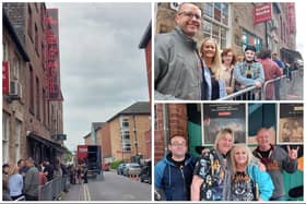 Our picture gallery shows fans who had been queueing since as early as 6am for the Def Leppard Leadmill show