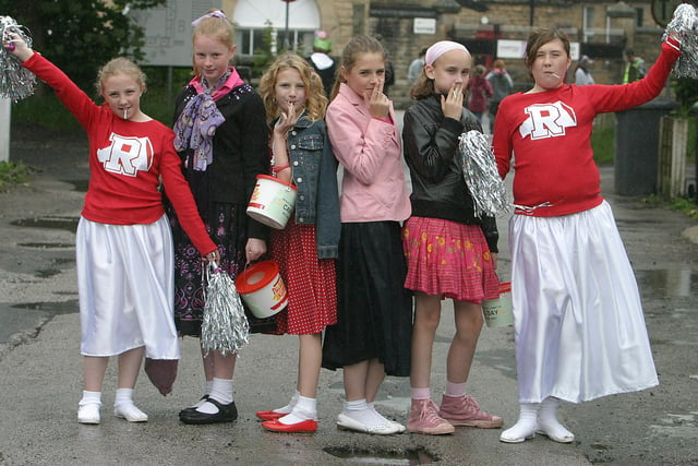 Whaley Bridge carnival in 2007 where Guides dressed up as characters from Grease