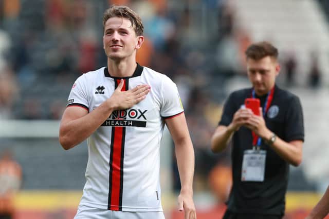 Sander Berge was serenaded by Sheffield United fans at Hull City: Simon Bellis / Sportimage