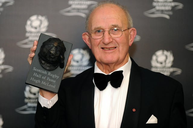 Hugh McLeod, alive from 1932 to 2014, played for his home-town of Hawick at club level and picked up 40 Scottish caps between 1954 and 1962. 
He also took part in two British and Irish Lions tours, in 1955 and 1959.