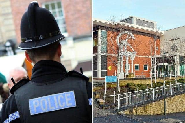 A man was arrested after a fight allegedly broke out at Chesterfield Magistrates Court