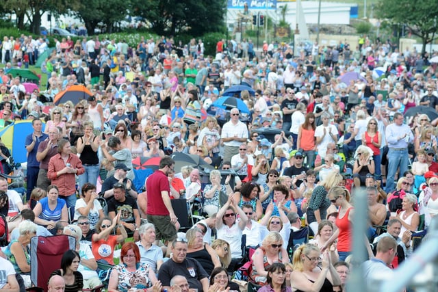 Another great view from the Summer Festival Music Event at Bents Park in 2014 - but have you spotted anyone you know?