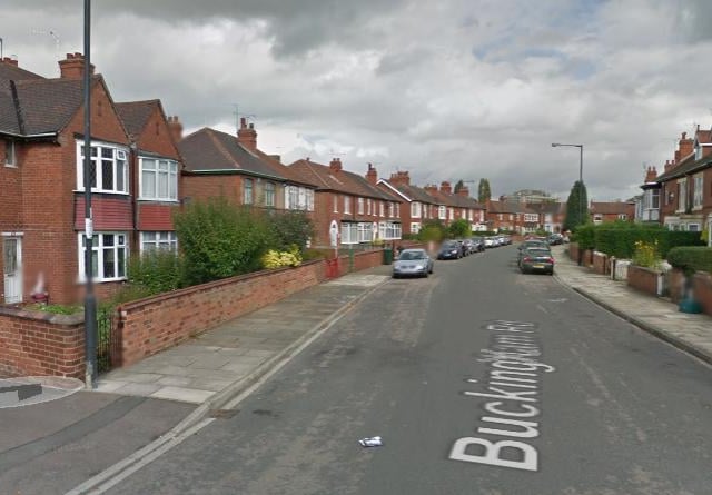 Buckingham Road.