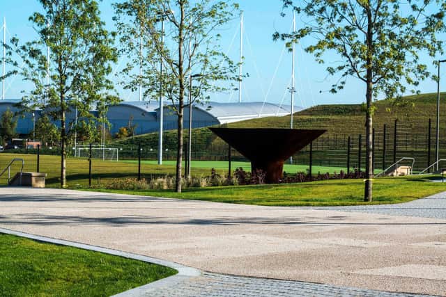 Sheffield's new Olympic Legacy Park in Attercliffe on the site of the former Don Valley Stadium. A new community stadium is set to open next month which will become the home of Sheffield Eagles rugby league football team.